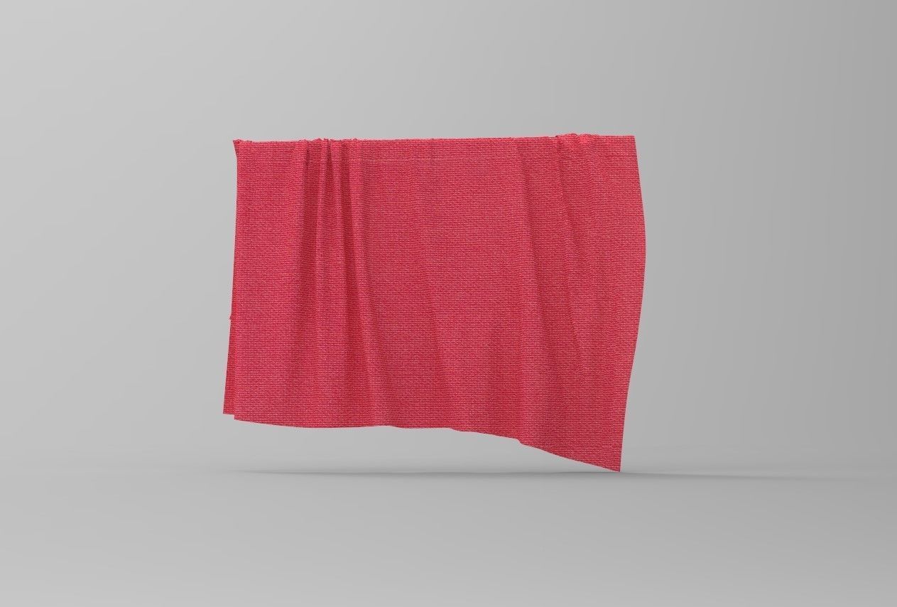 Cloth Style Low-poly 3D model_1