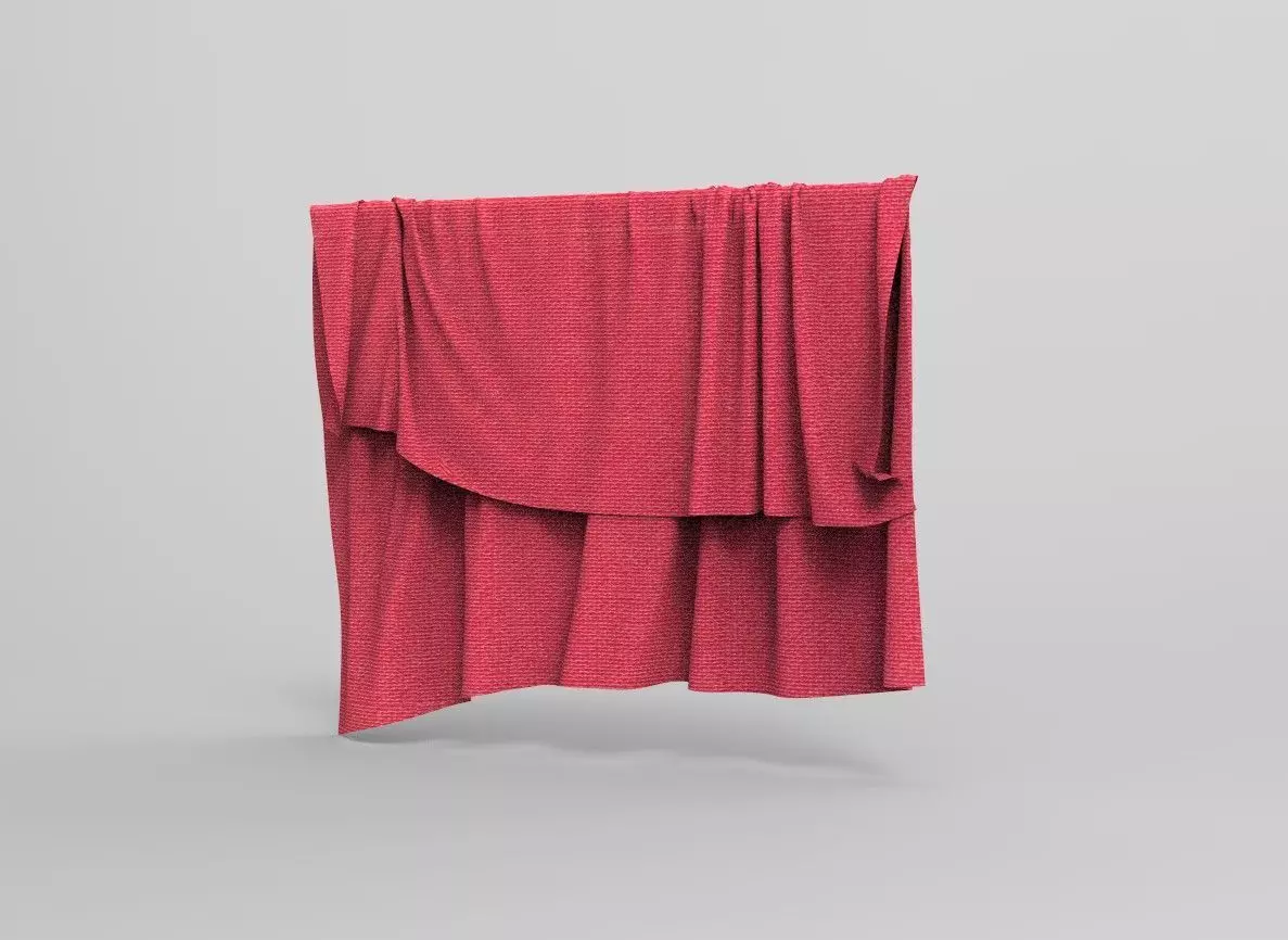 Cloth Style Low-poly 3D model_0