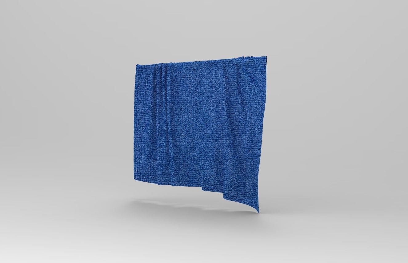 Cloth Style Low-poly 3D model_8