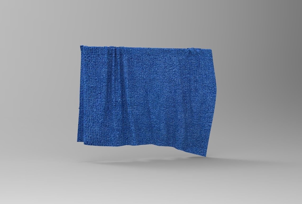 Cloth Style Low-poly 3D model_7