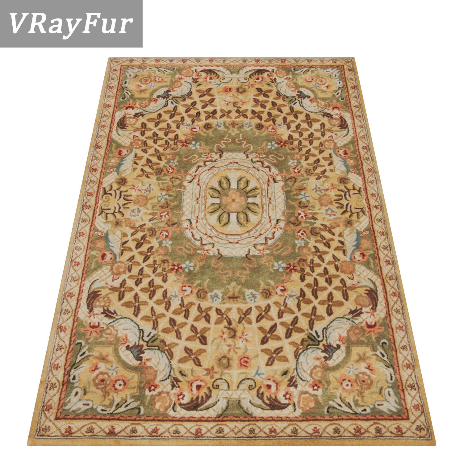 Rug Set 2390 3D model_2