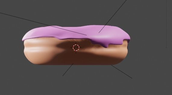 StrawBerry Donut Free 3D model_5