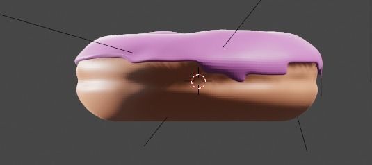 StrawBerry Donut Free 3D model_6