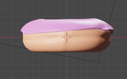 StrawBerry Donut Free 3D model_1