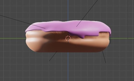 StrawBerry Donut Free 3D model_3