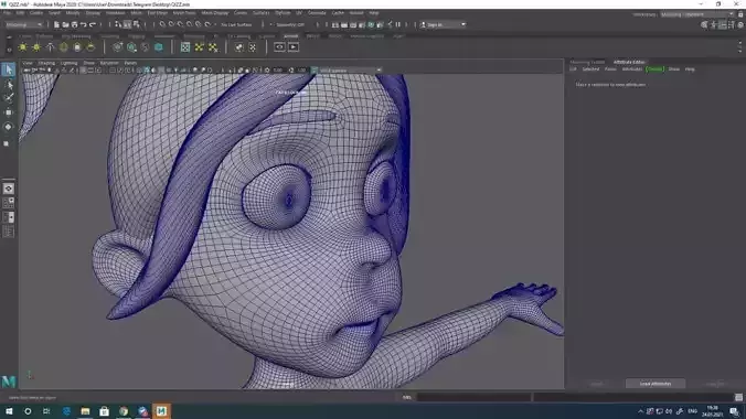 beatiful girl 3D model