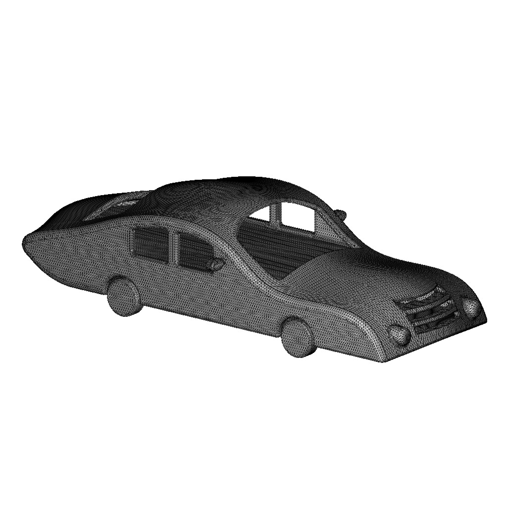 Stylish Sports Car 3D print model_3