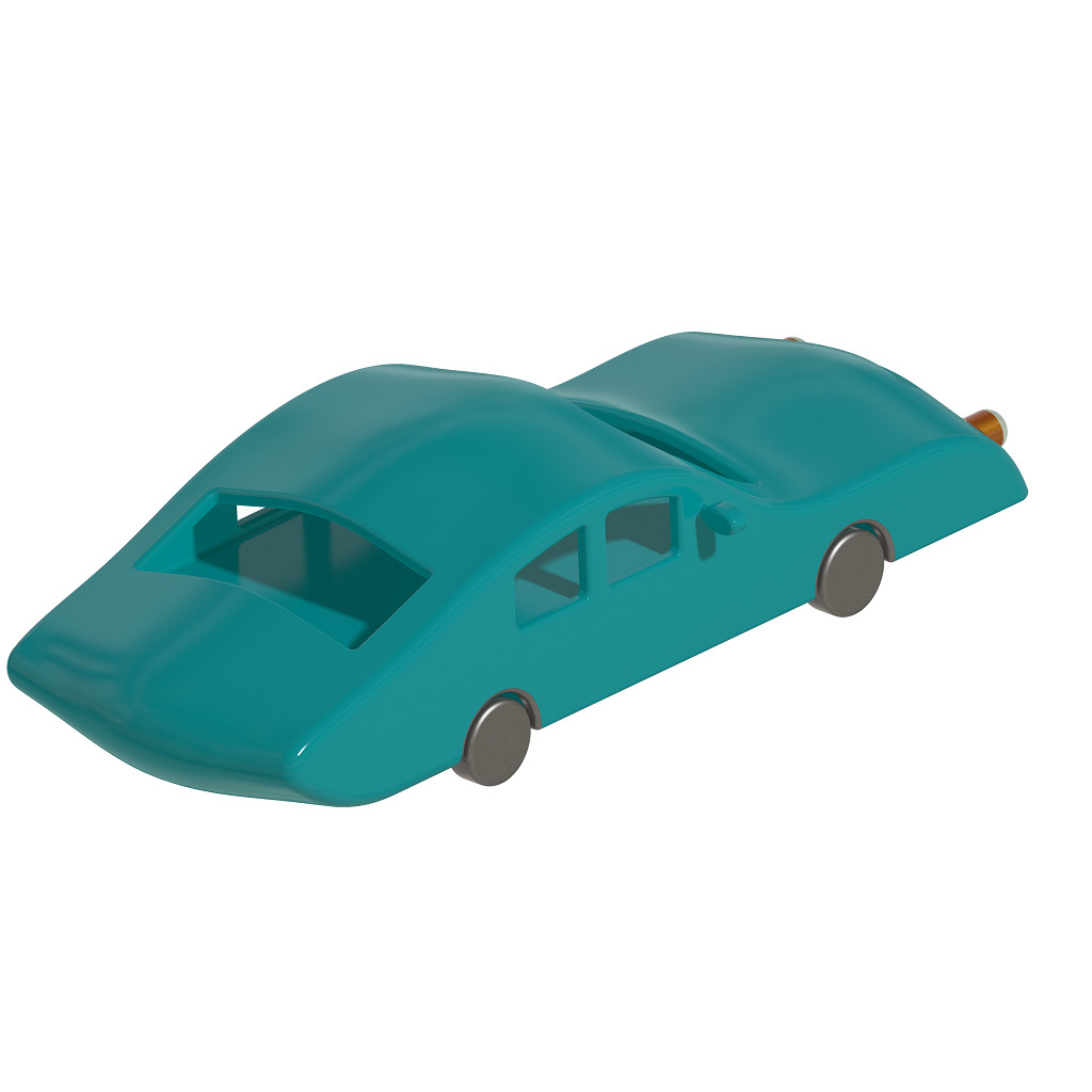 Stylish Sports Car 3D print model_2