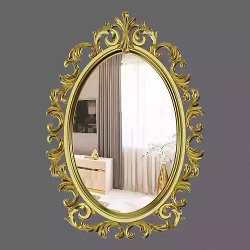 Mirror Gold for Interior and cnc decor