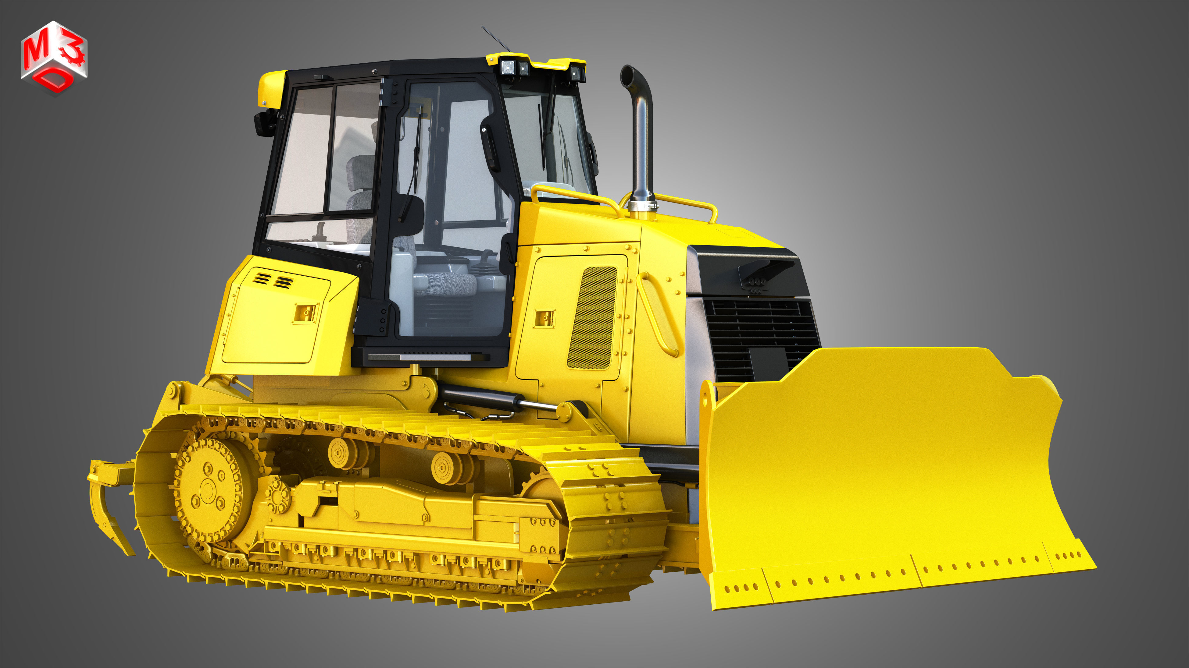 D6K2 XL - Dozer 3D model_2