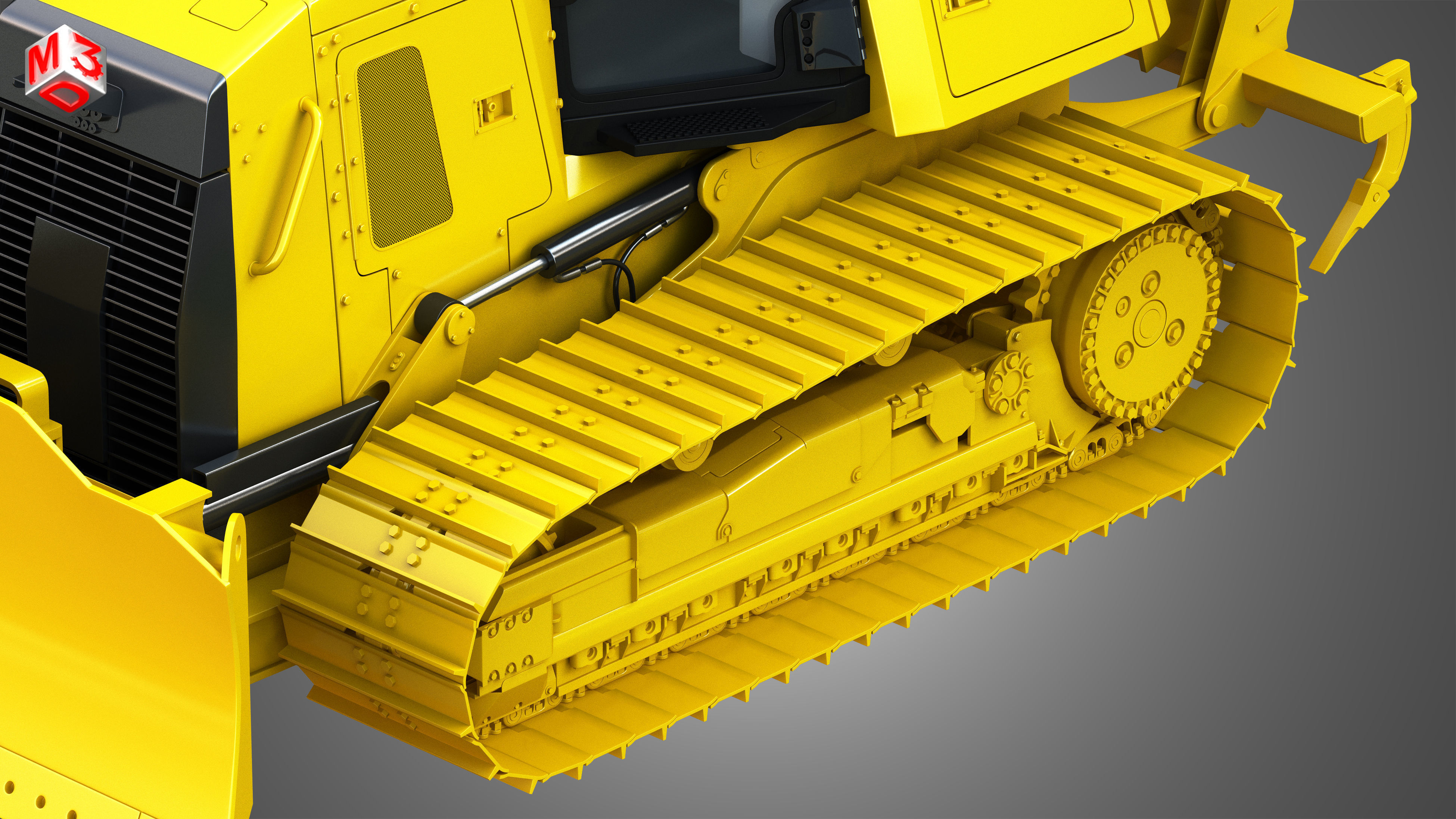 D6K2 XL - Dozer 3D model_11
