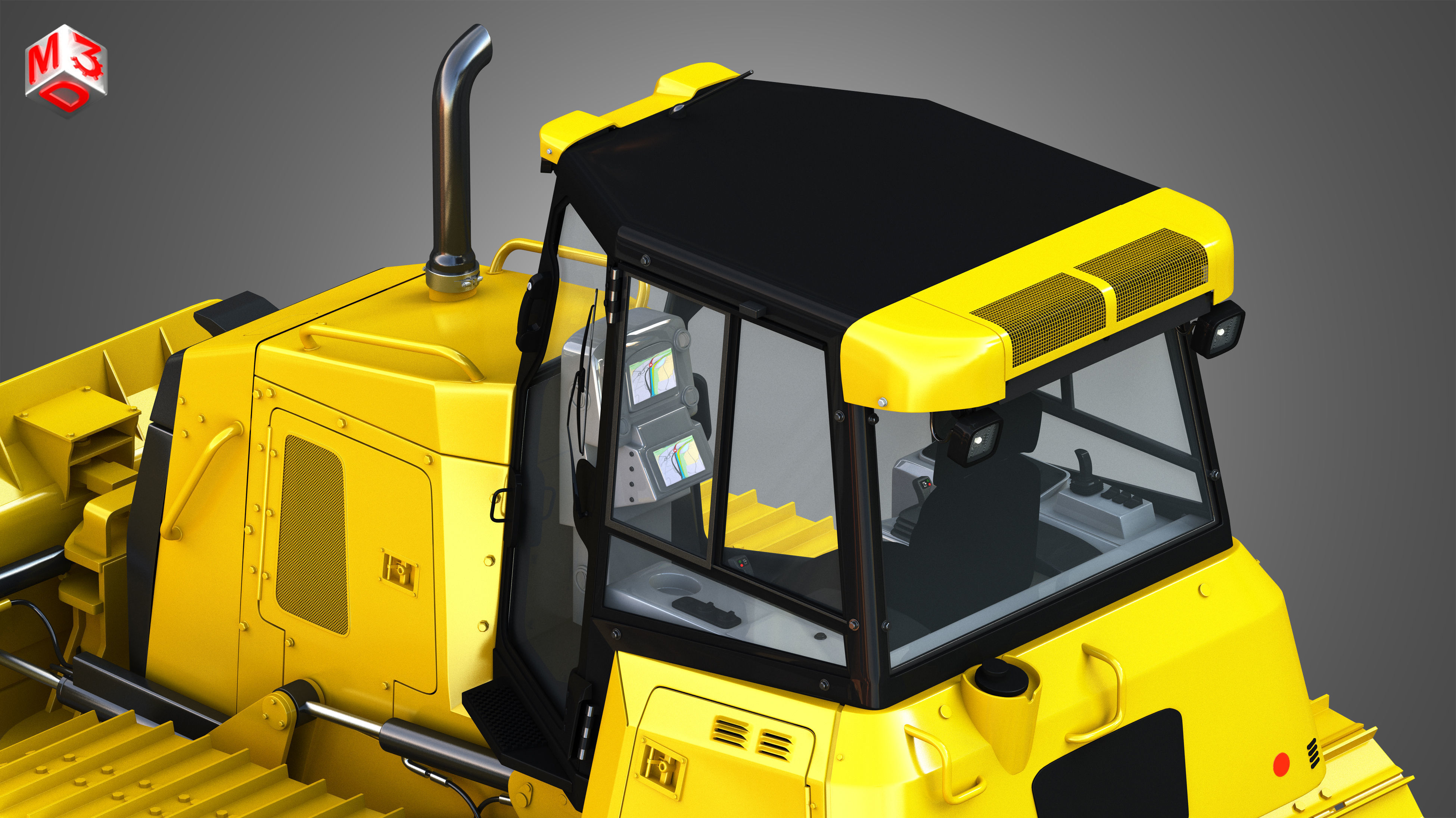 D6K2 XL - Dozer 3D model_14