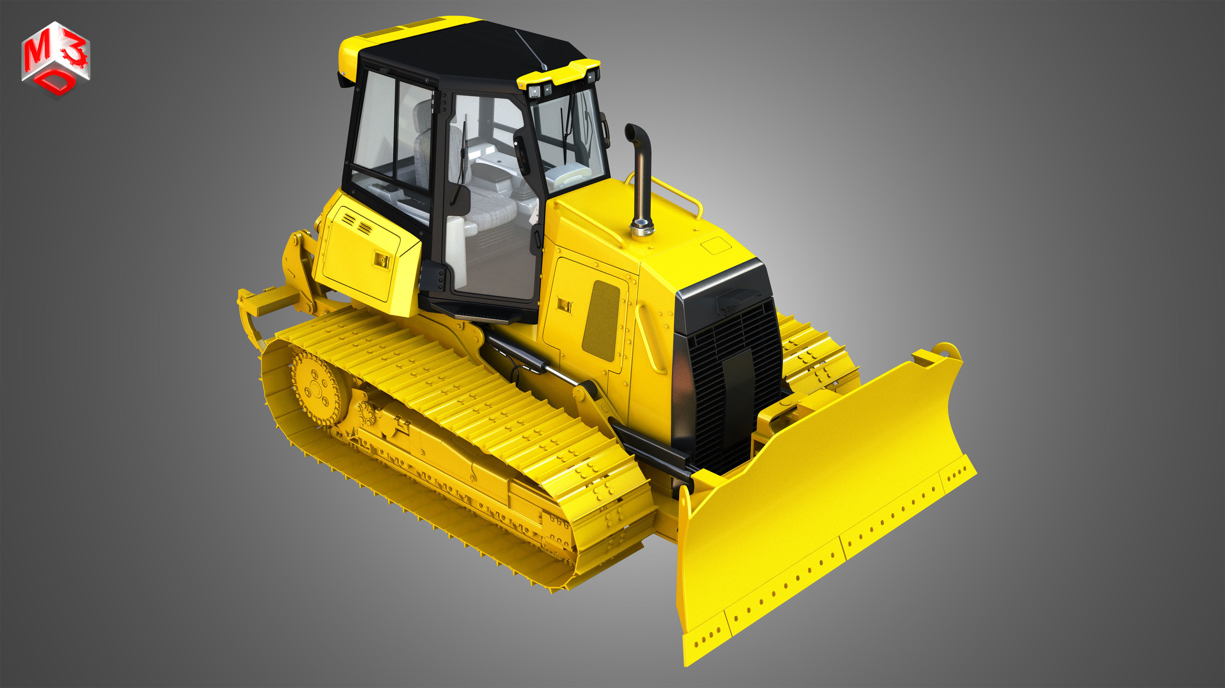 D6K2 XL - Dozer 3D model_8