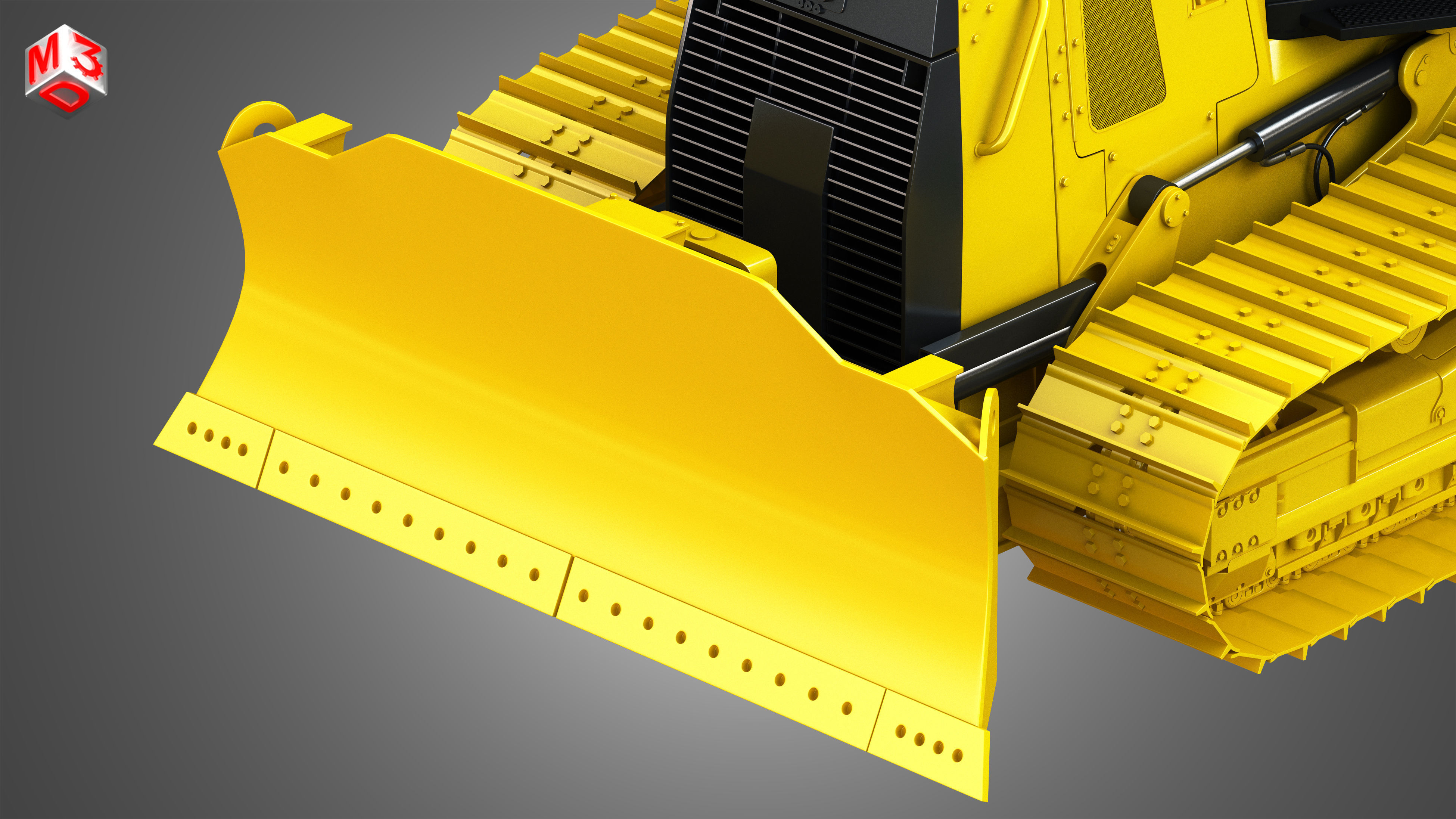 D6K2 XL - Dozer 3D model_12