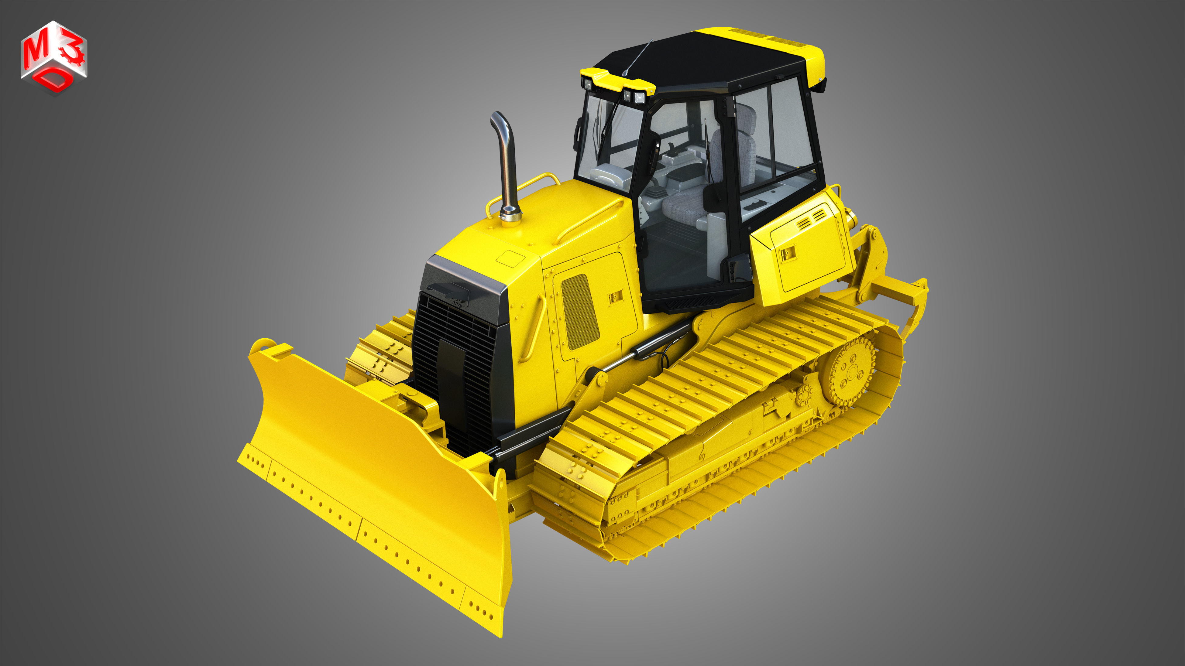 D6K2 XL - Dozer 3D model_6
