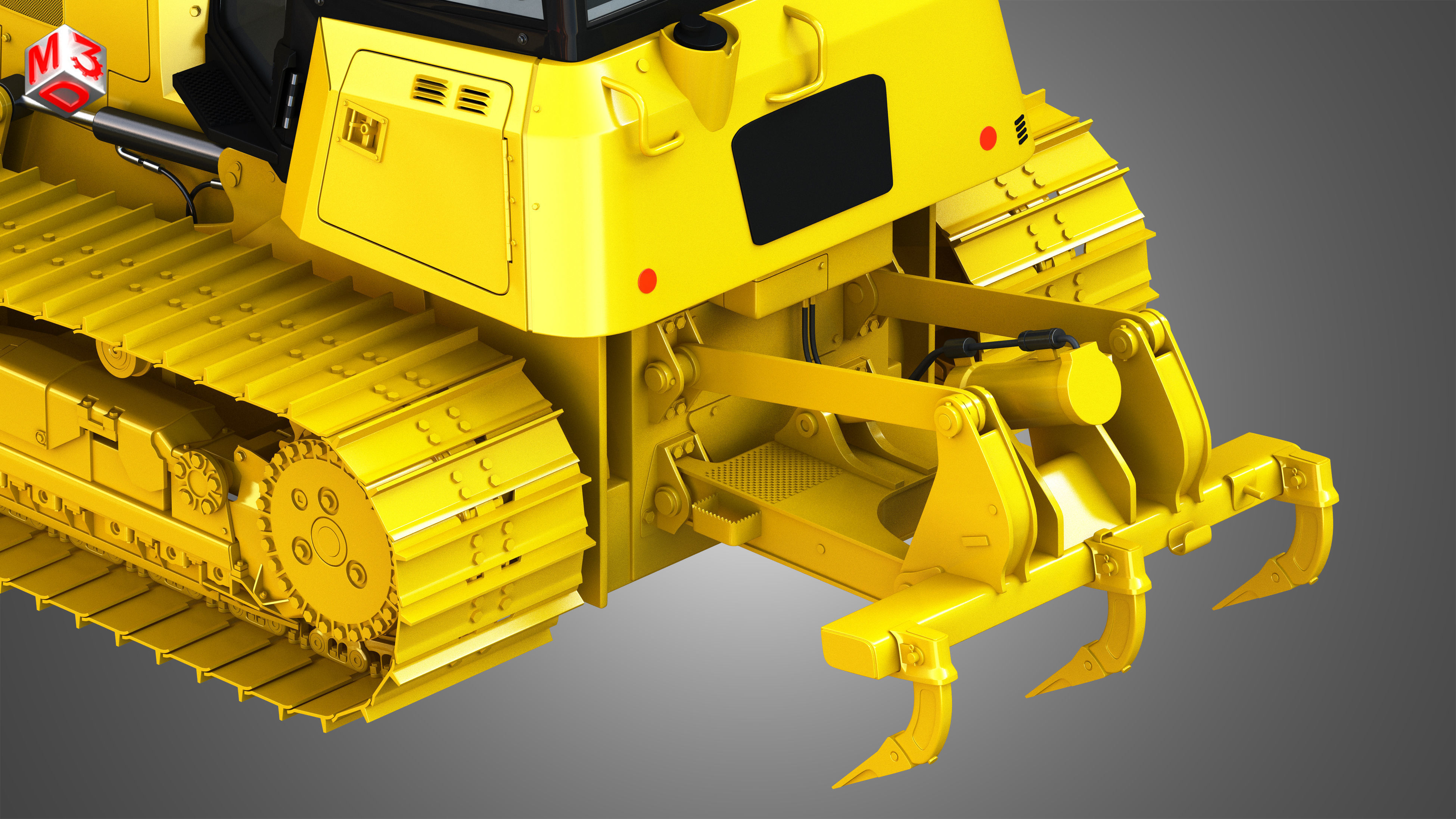 D6K2 XL - Dozer 3D model_13