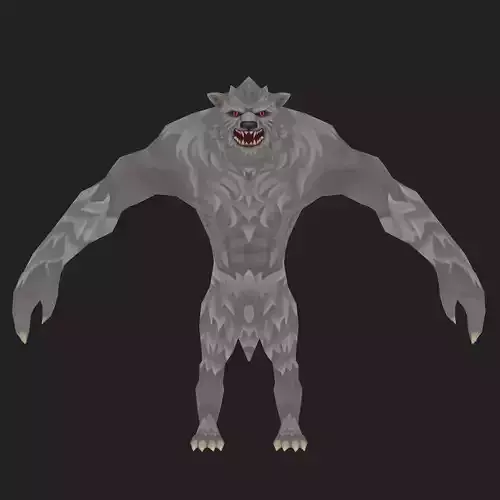 Lowpoly WereWolf