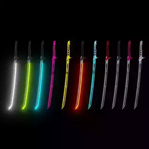 Cyberpunk Katana Premium Edition 3D model