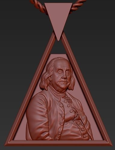 Benjamin Franklin 3D print model