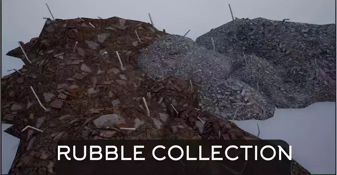 Stone-Brick Rubble Piles Collection 