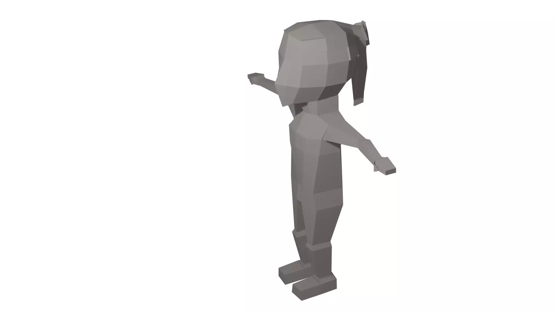 3D model Boy Girl Low Poly Animated VR / AR / low-poly | CGTrader