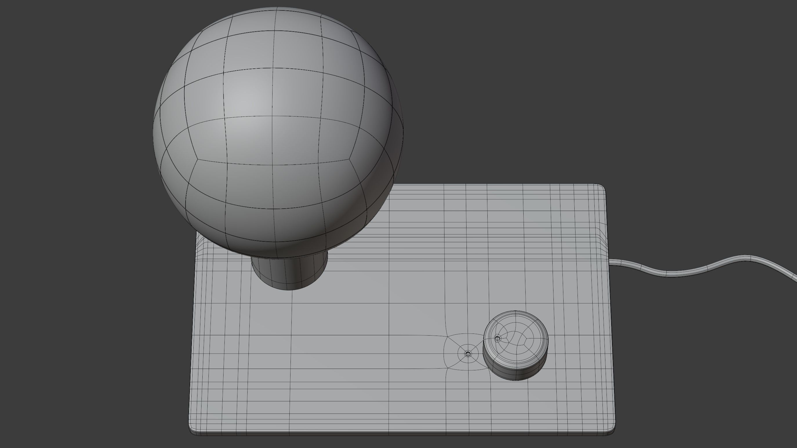 Control Table Lamp 3D model_14