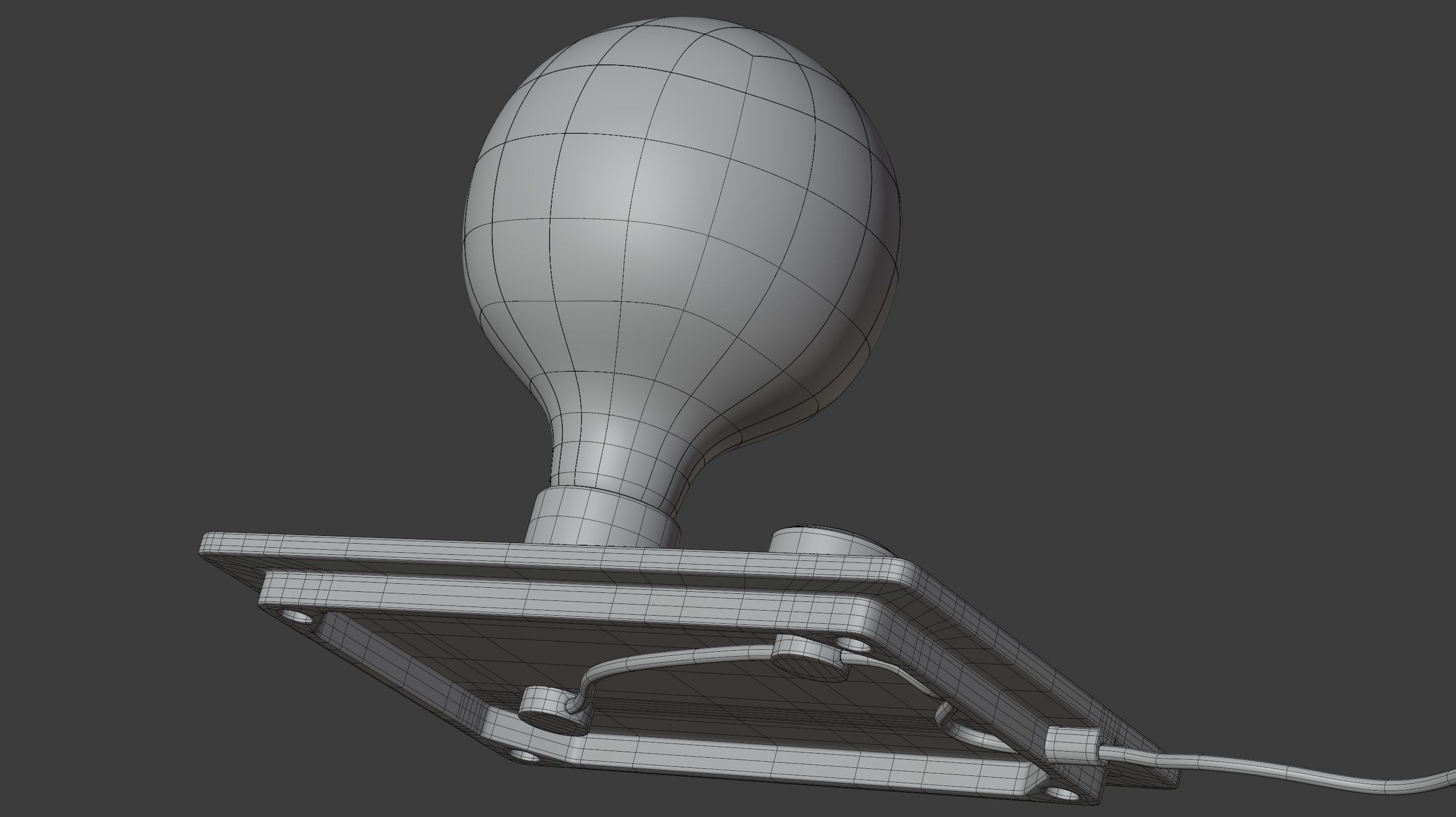 Control Table Lamp 3D model_15