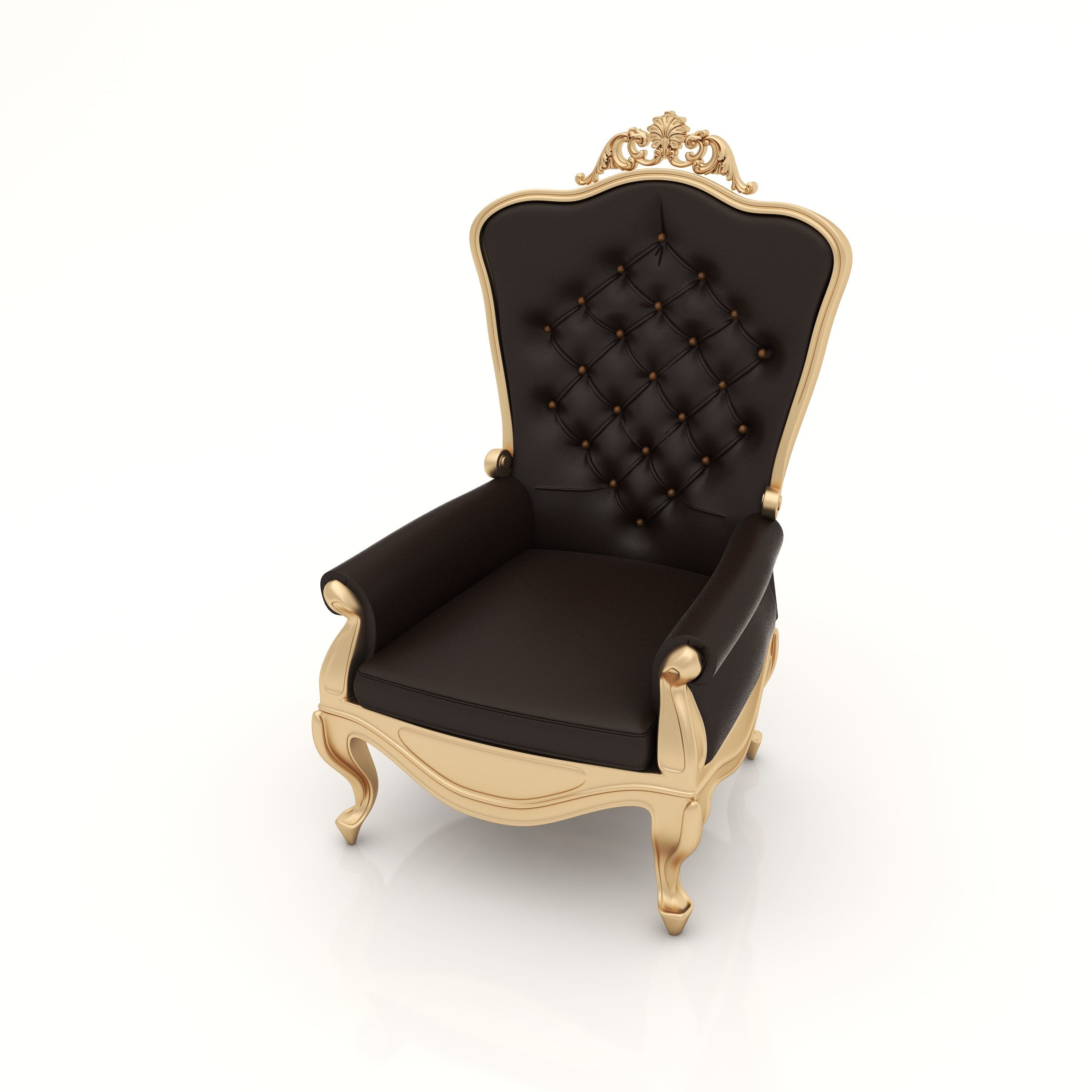 Interior Sofa Armchair 19 - For CNC and Interior 3D model_3