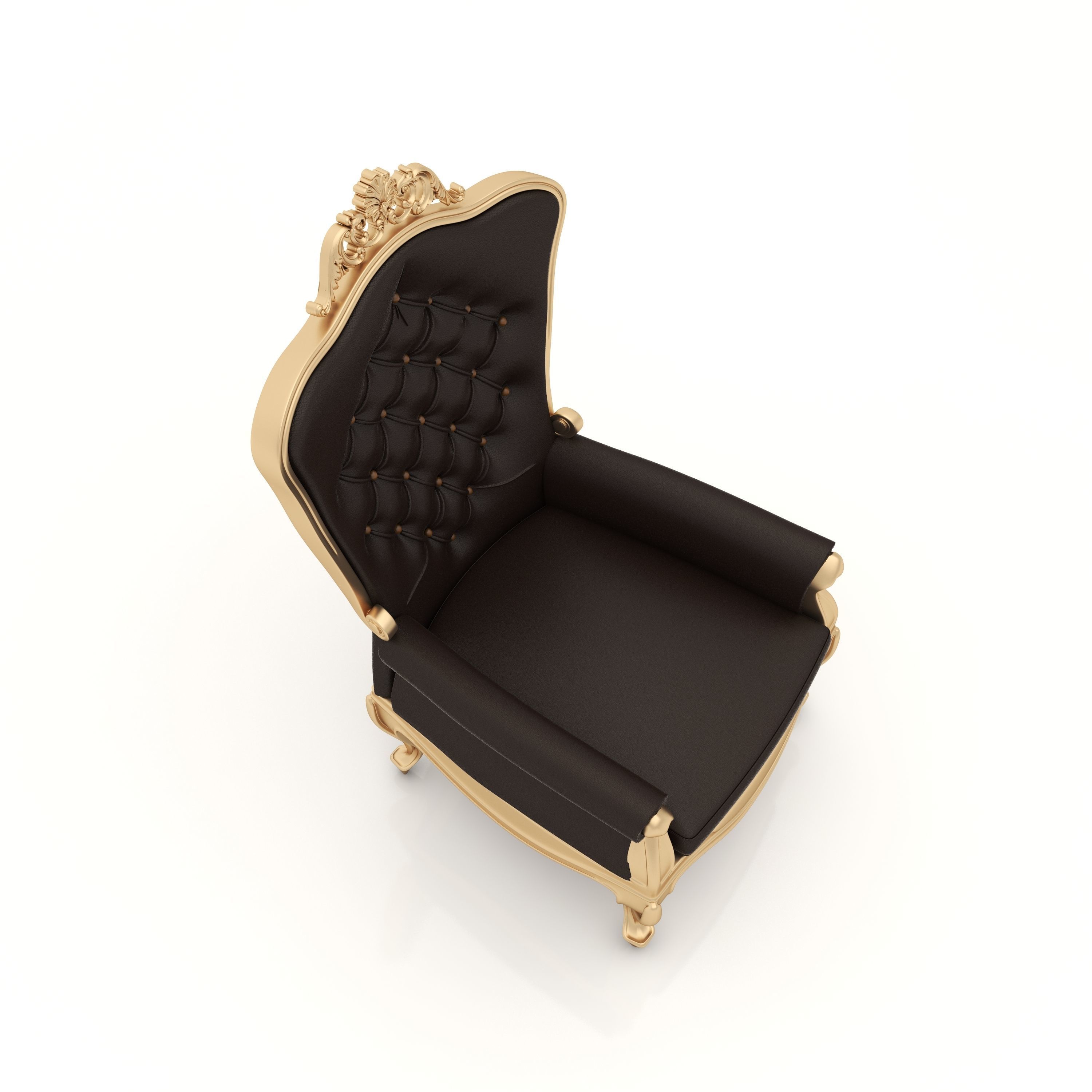 Interior Sofa Armchair 19 - For CNC and Interior 3D model_5