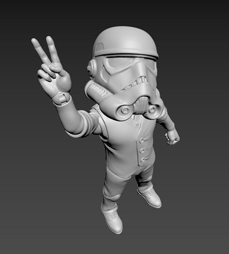 3D BJD with replaceable heads and hends 3D print model