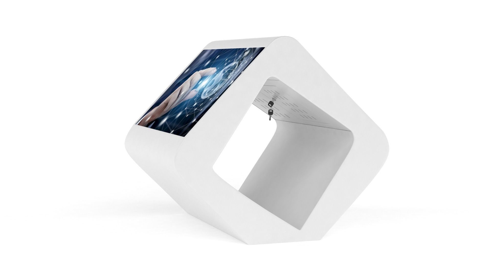 Information Kiosk 3D model_4