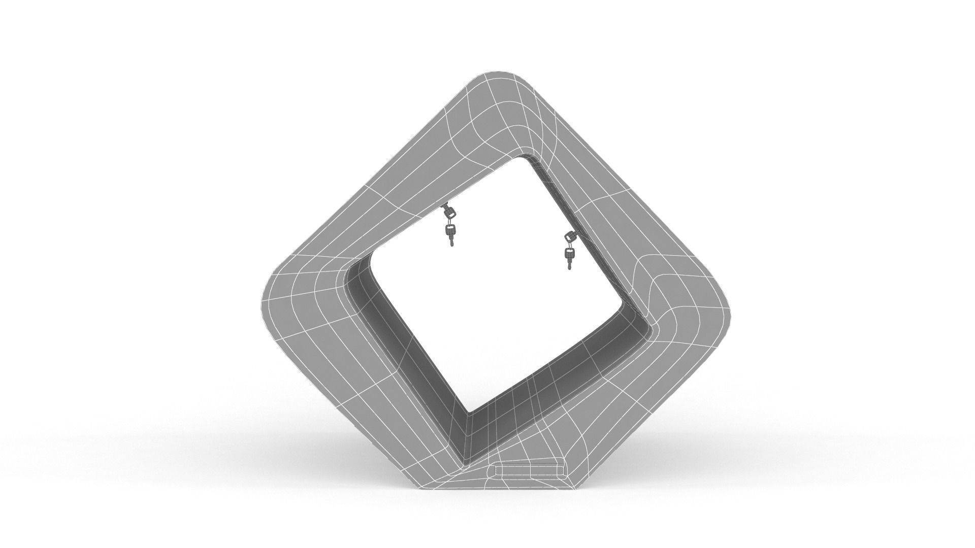 Information Kiosk 3D model_7