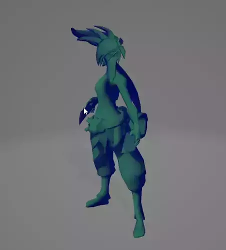 League of Legend - Akali - 2 state - For print 3D model 3D printable ...