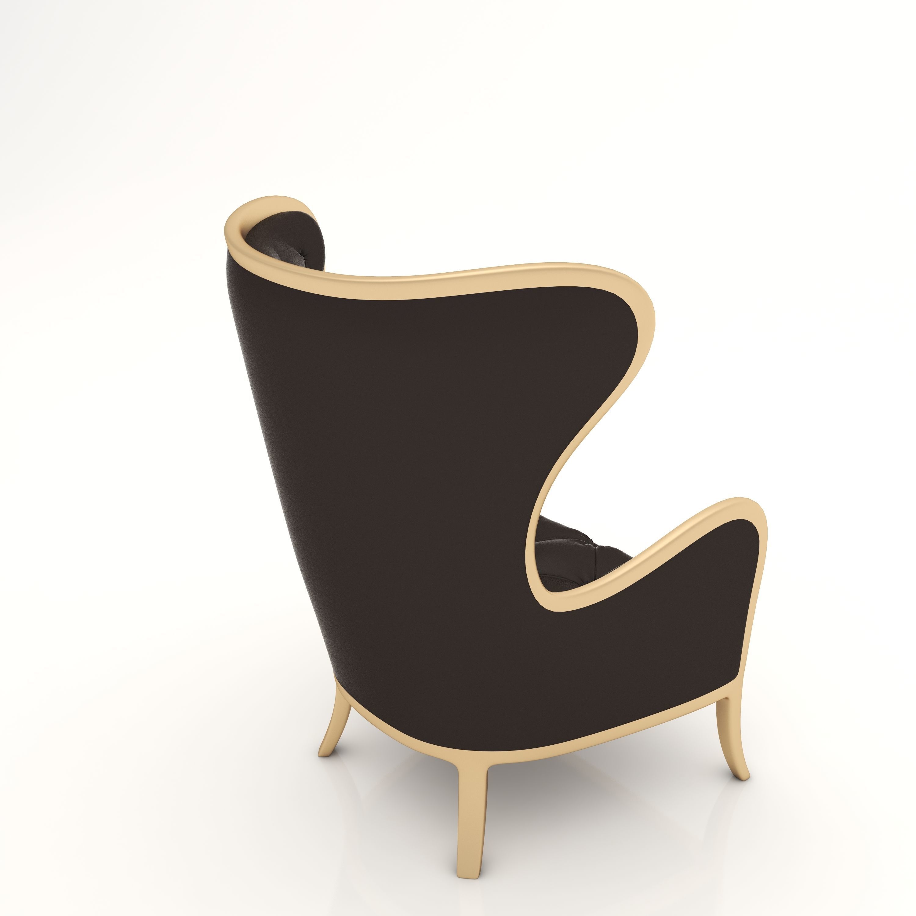 Interior Sofa Armchair 20 - For CNC and Interior 3D model_5