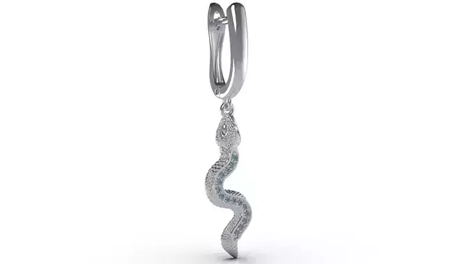 Snake earring