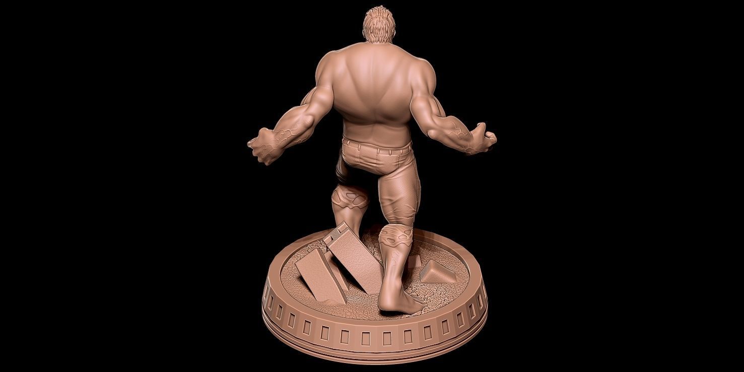 HULK Fanart - Statue 3D print model_10