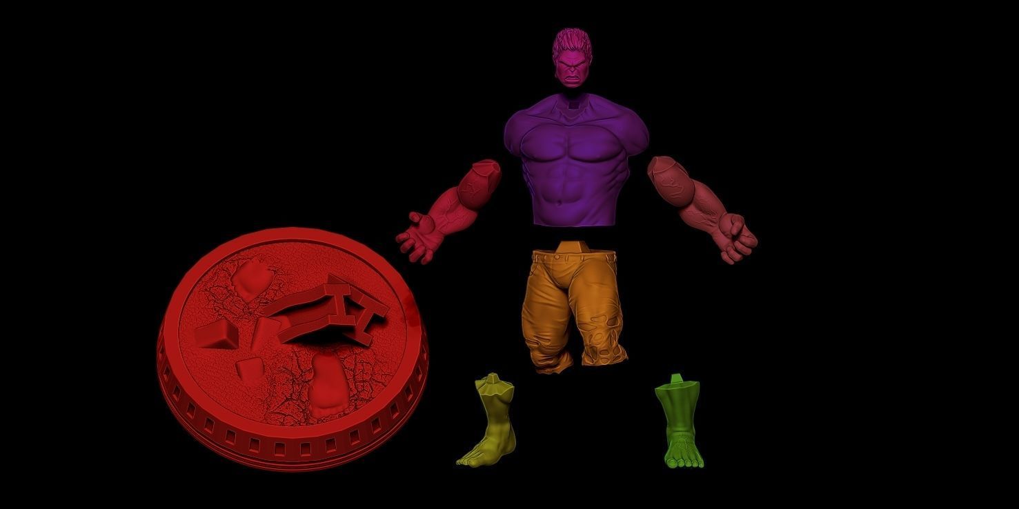 HULK Fanart - Statue 3D print model_1