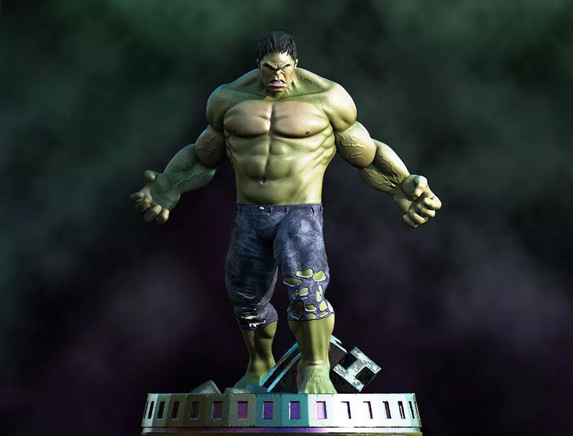 HULK Fanart - Statue 3D print model_0