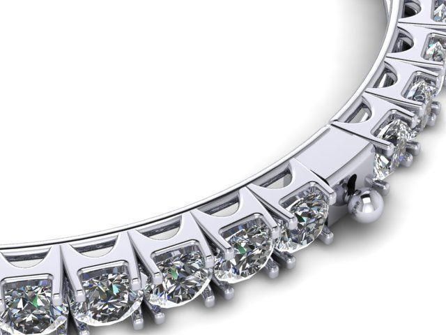 diamond bangle 213 3D print model_1