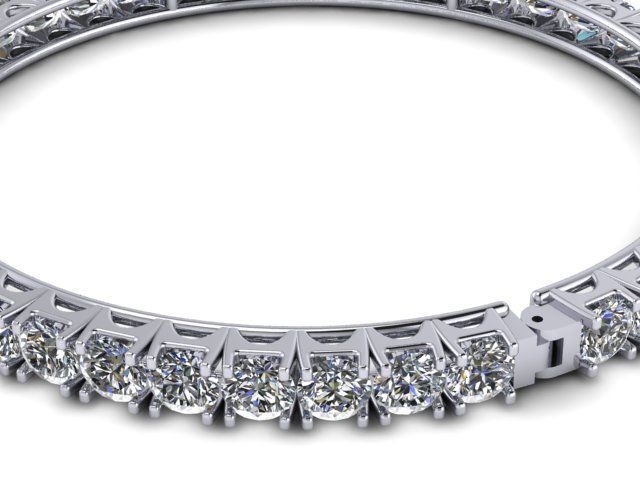 diamond bangle 213 3D print model_2