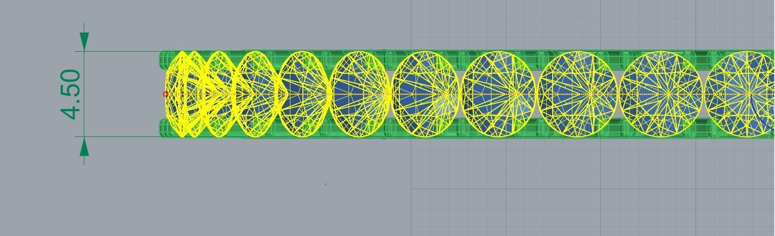 diamond bangle 213 3D print model_3