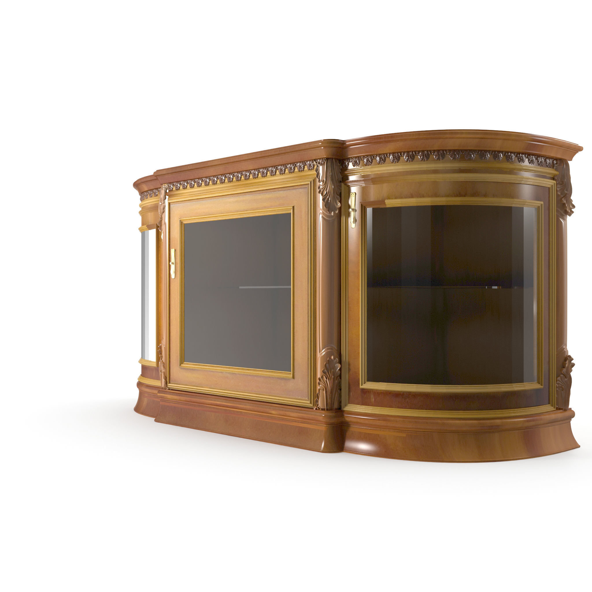 Cabinet for dishes model 3D model_5