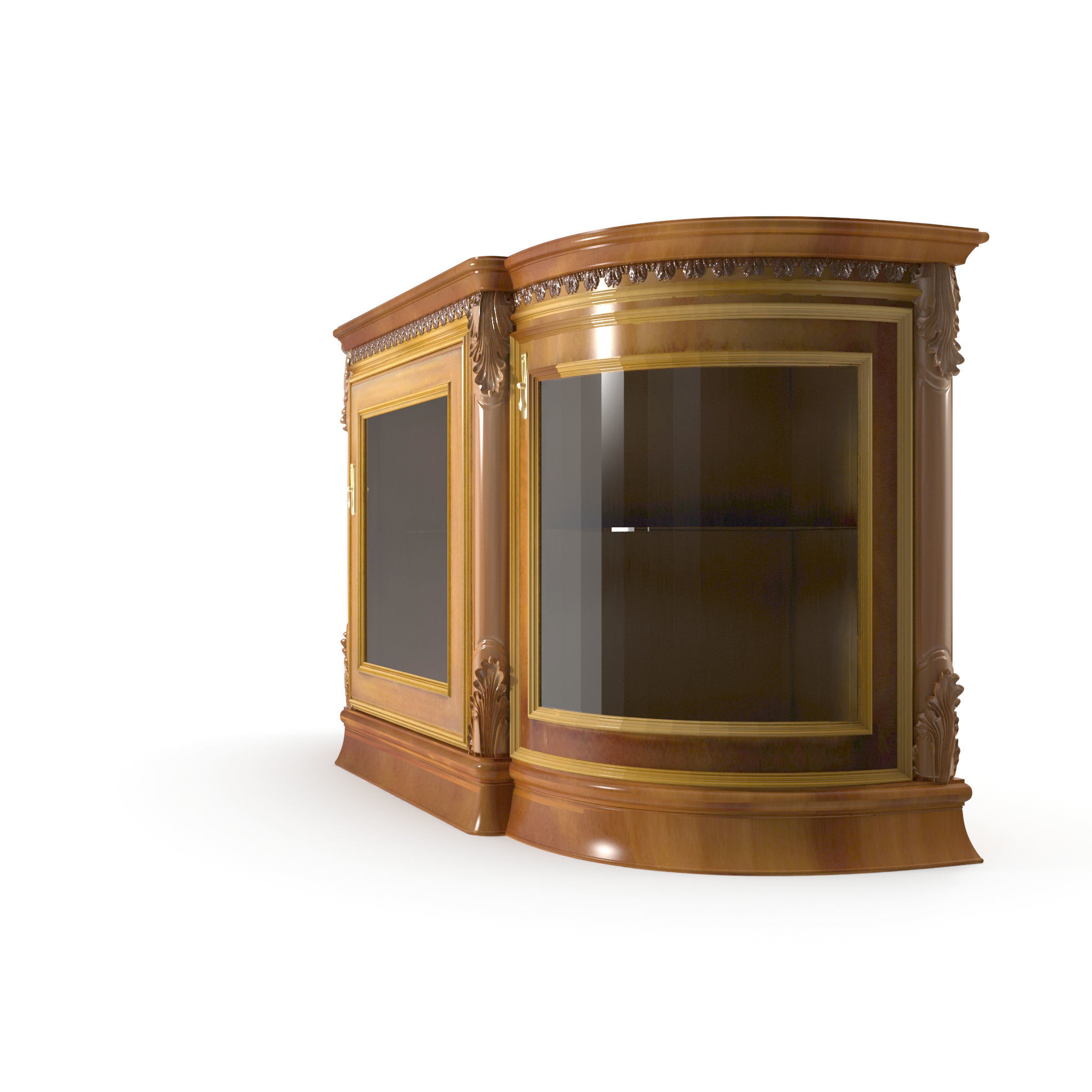 Cabinet for dishes model 3D model_6