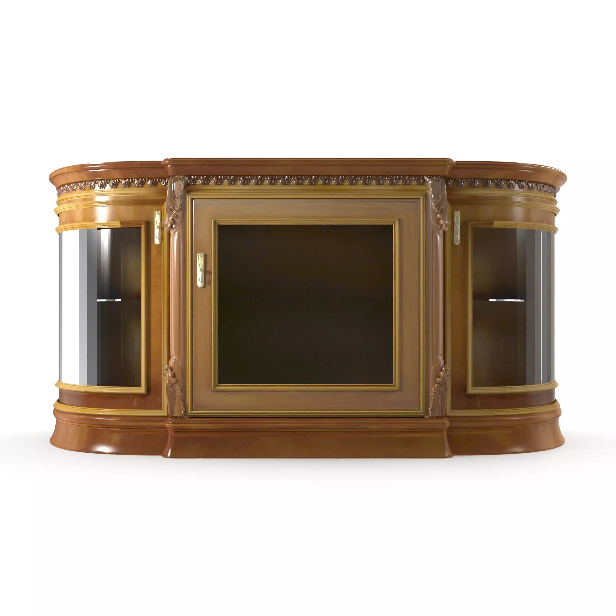 Cabinet for dishes model 3D model_0