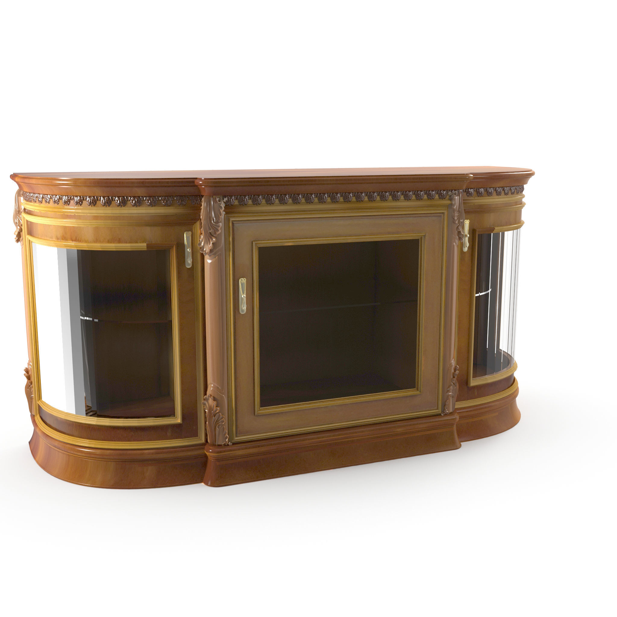 Cabinet for dishes model 3D model_4