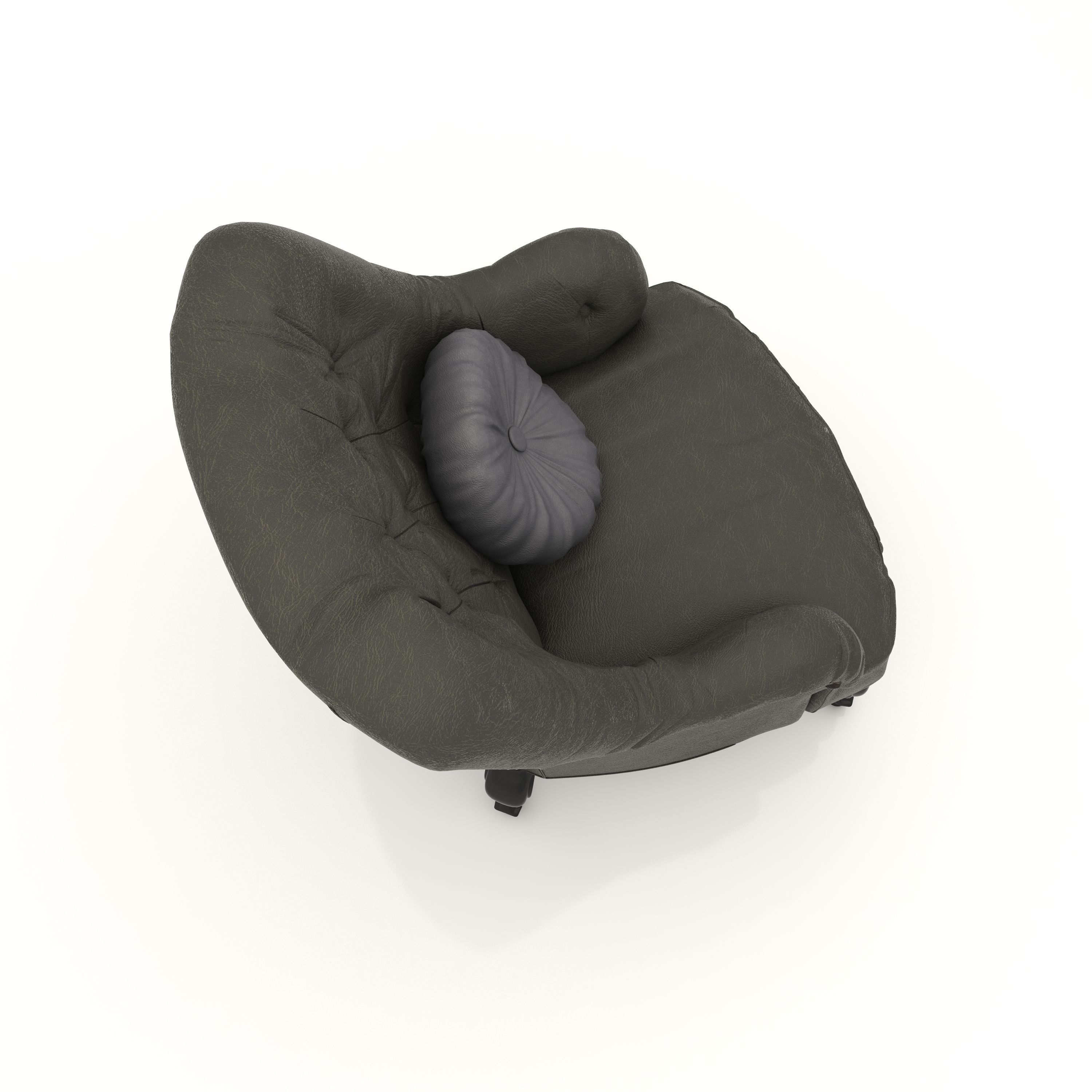 Interior Sofa Armchair 22 - For CNC and Interior 3D model_3