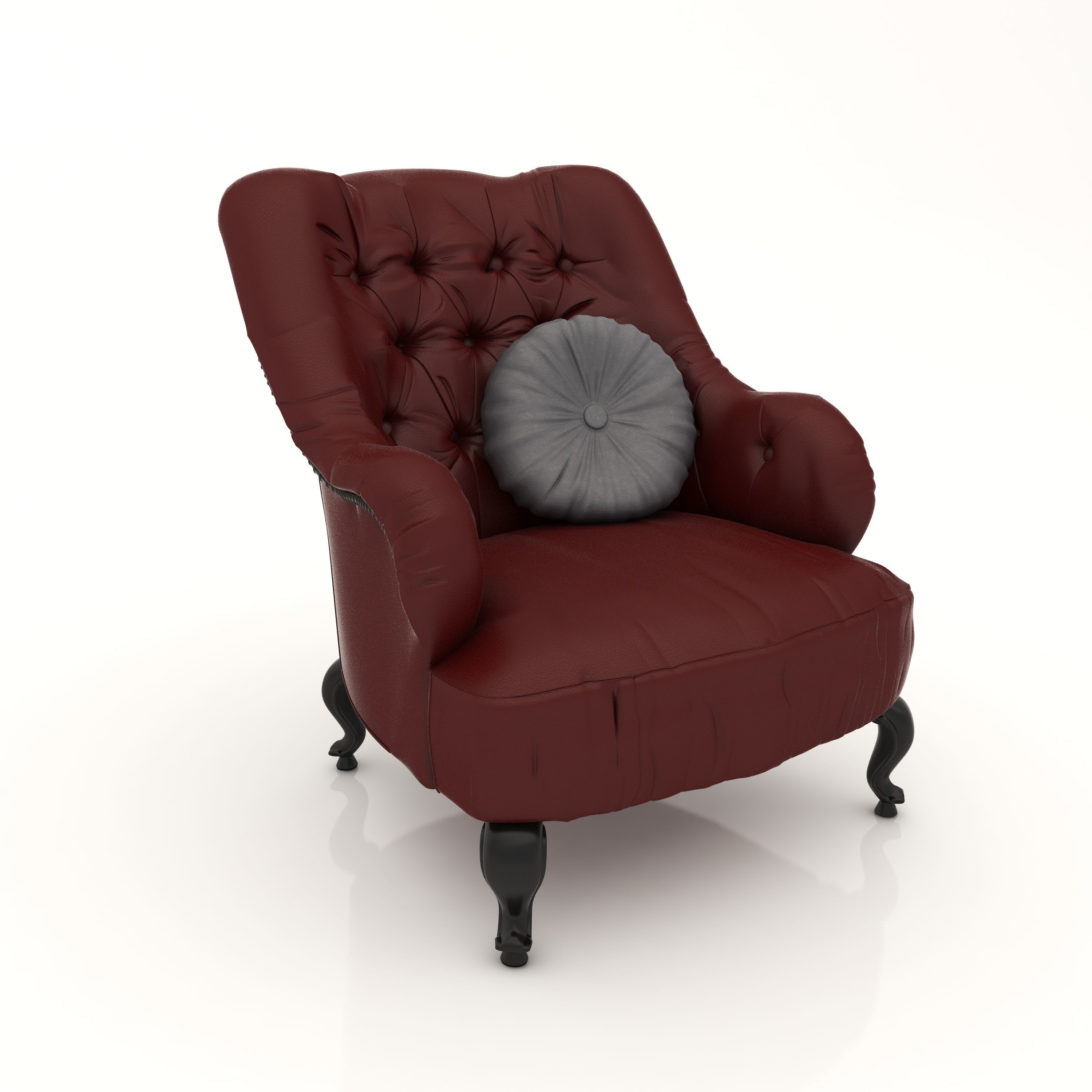 Interior Sofa Armchair 22 - For CNC and Interior 3D model_2