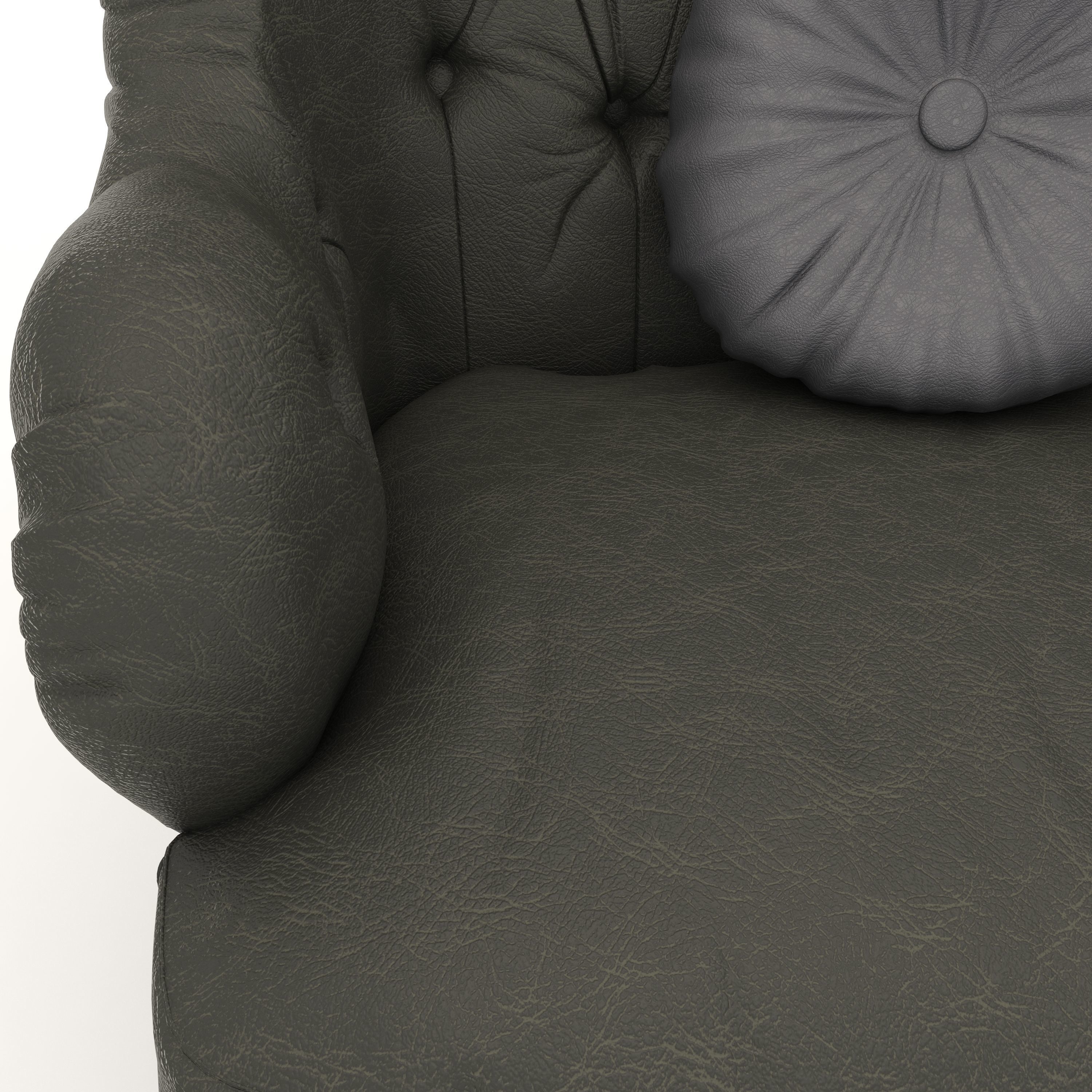 Interior Sofa Armchair 22 - For CNC and Interior 3D model_8