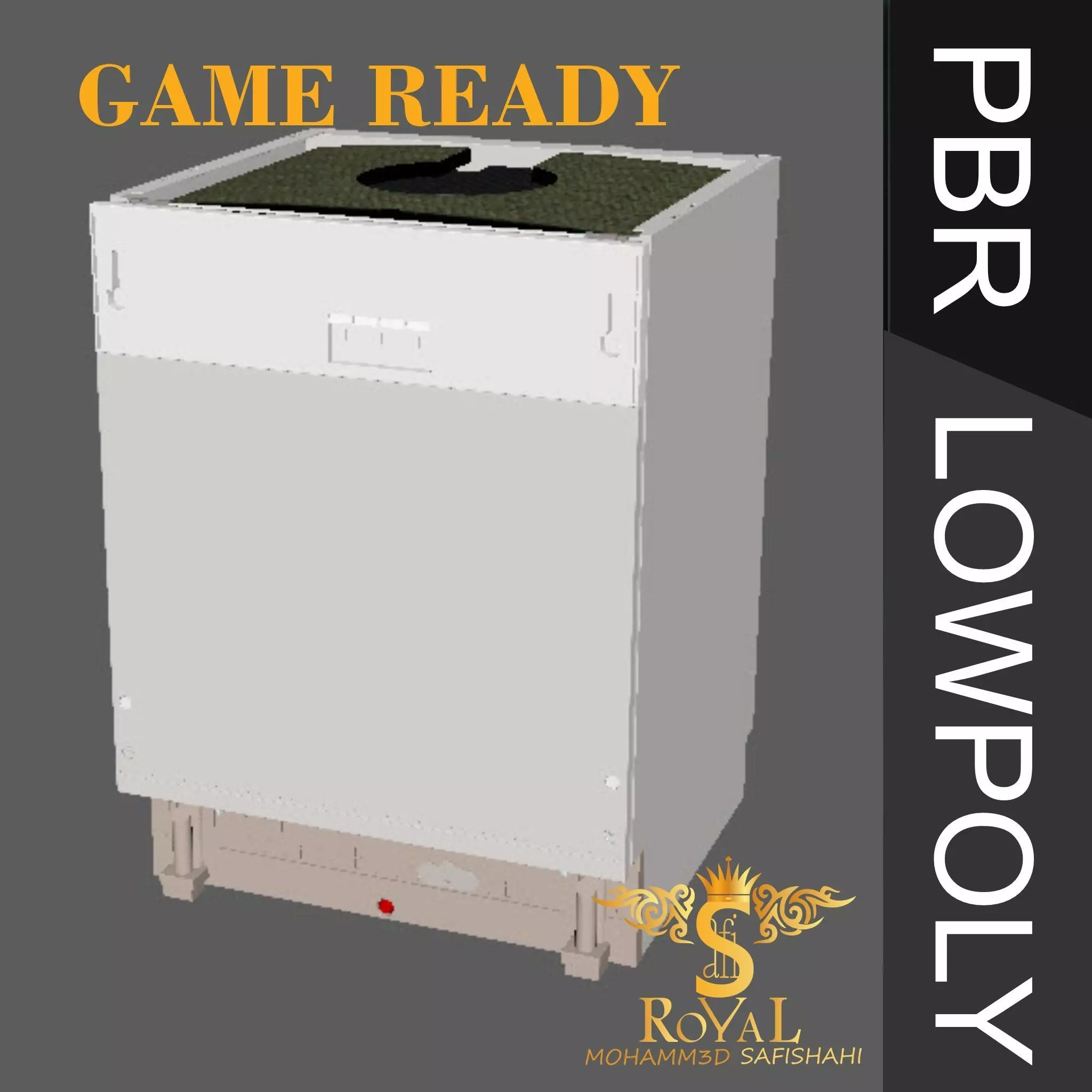 HOTPOINT DISHWASHER LTB 4B019 Free low-poly 3D model