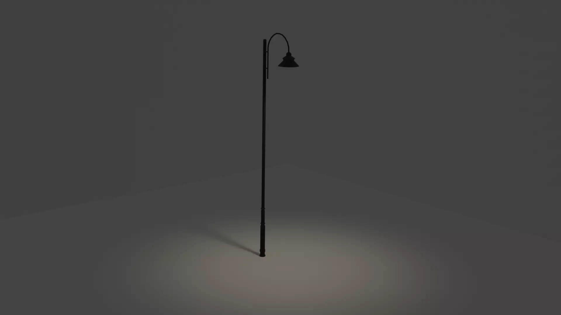Modern lamp Low-poly 3D model_0